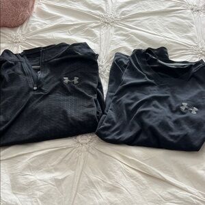 Under Armour Men's Black Short Sleeve Tees